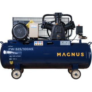 Компрессор воздушный Magnus KW-525/100АS новый фильтр(10атм.,3,0кВт, 220В,Ф65)