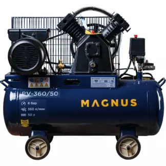 Компрессор воздушный Magnus PV-360/50 новый фильтр (8атм.,2,3кВт, 220В,Ф65)