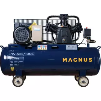 Компрессор воздушный Magnus PW-525/100S новый фильтр (10атм.,3,0кВт, 380В,Ф65)